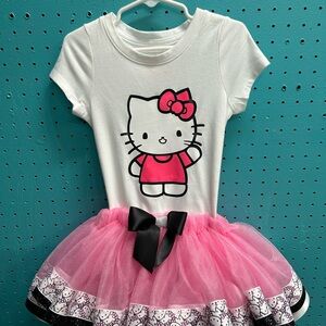 Hello Kitty Pink Tutu Dress 3T New